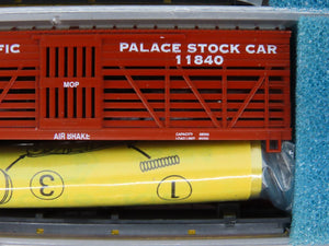 LOT of 3 N Scale Roundhouse ATSF/MP Railways Boxcar & Stok Car Kits