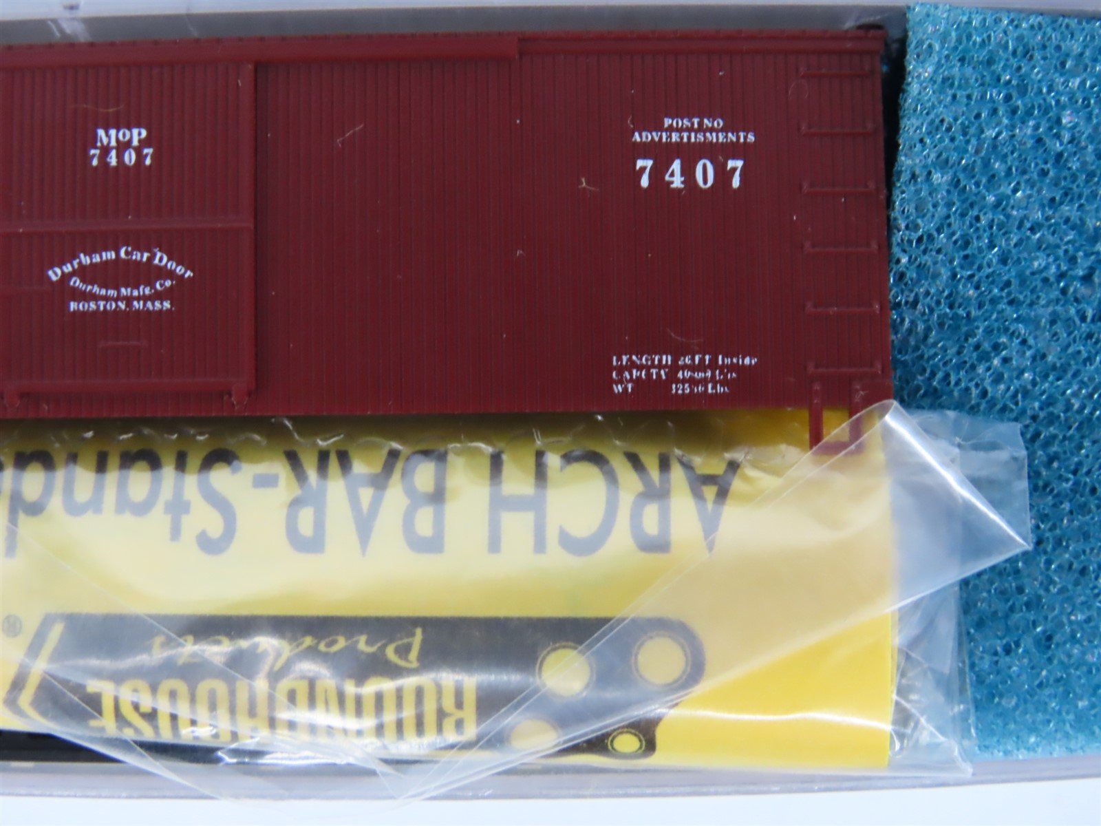 LOT of 3 N Scale Roundhouse ATSF/MP Railways Boxcar & Stok Car Kits