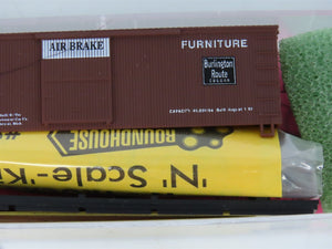 LOT of 3 N Scale Roundhouse 8778 CB&Q Burlington 