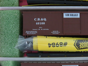 LOT of 3 N Scale Roundhouse 8778 CB&Q Burlington 