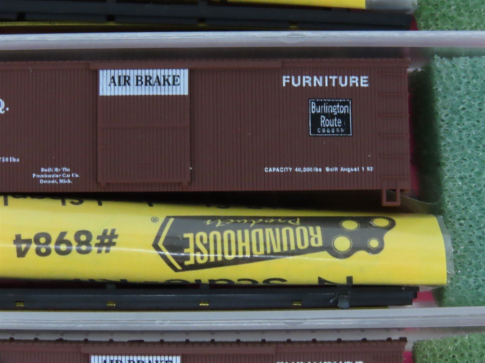 LOT of 3 N Scale Roundhouse 8778 CB&Q Burlington 