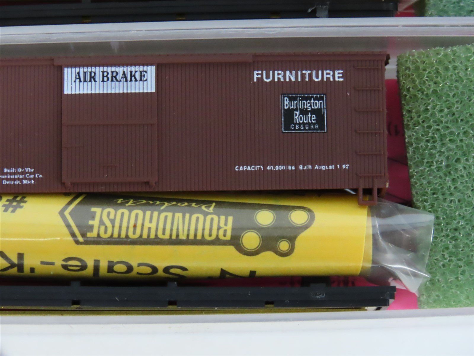 LOT of 3 N Scale Roundhouse 8778 CB&Q Burlington 