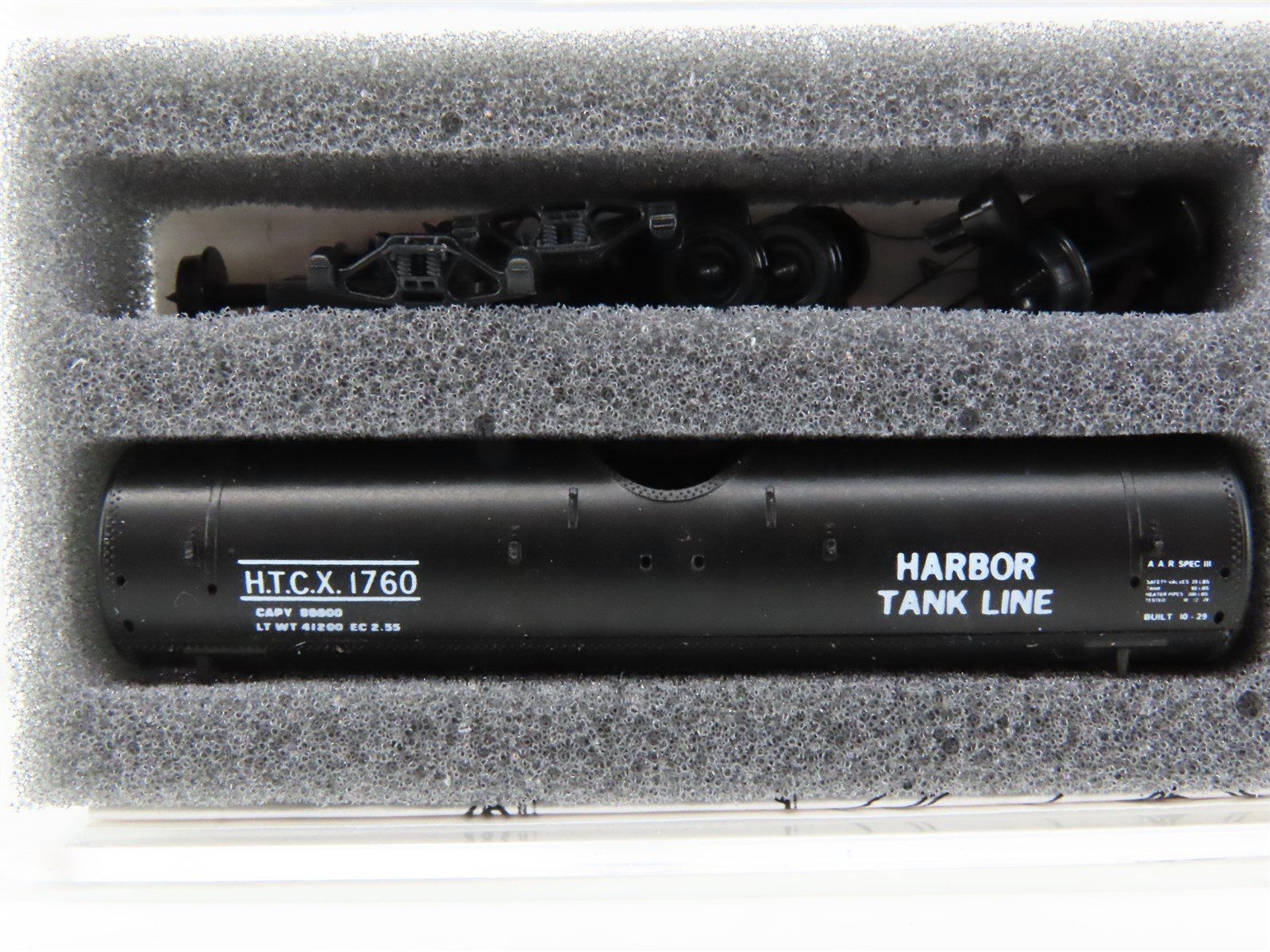 N Scale Intermountain 61306-12 HTCX Harbor Line Single Dome Tankcar #1760 Kit