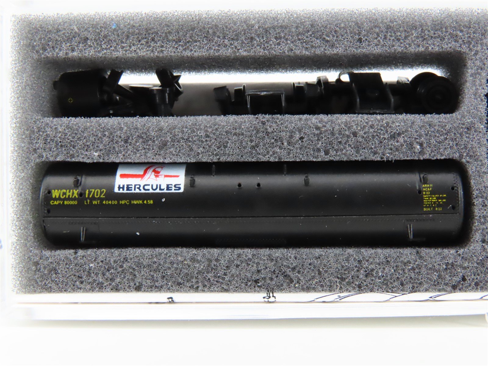 N Scale Intermountain 61307-01 WCHX Hercules Single Dome Tankcar #1702 Kit