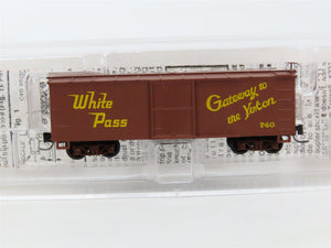 Nn3 Scale Micro-Trains MTL 15111 WPY White Pass & Yukon 30' Wood Boxcar #740