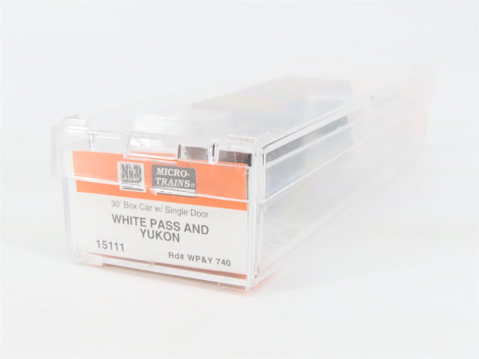 Nn3 Scale Micro-Trains MTL 15111 WPY White Pass & Yukon 30' Wood Boxcar #740