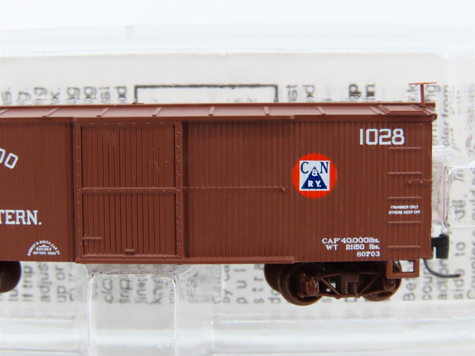 Nn3 Scale Micro-Trains MTL 15108 C&N Colorado & Northwestern 30' Boxcar #1028