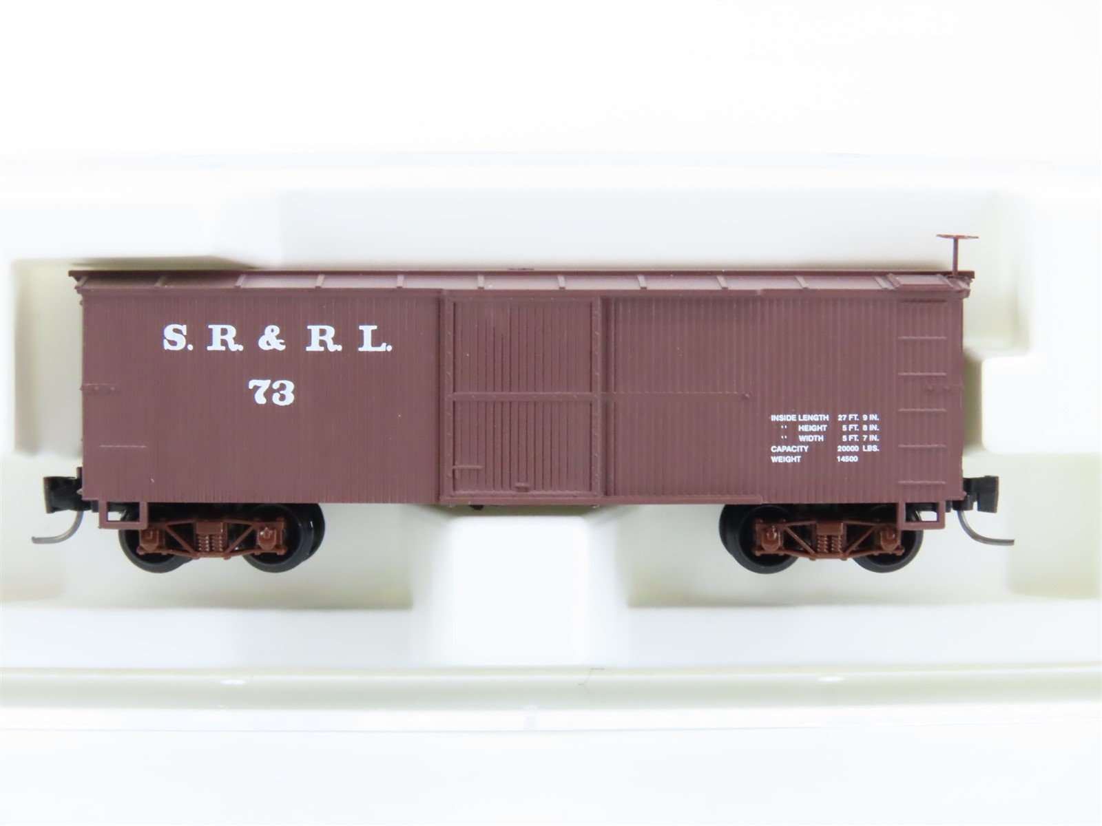 Nn3 Micro-Trains MTL 15115 SR&RL Sandy River & Rangeley Lake 30' Boxcar #73