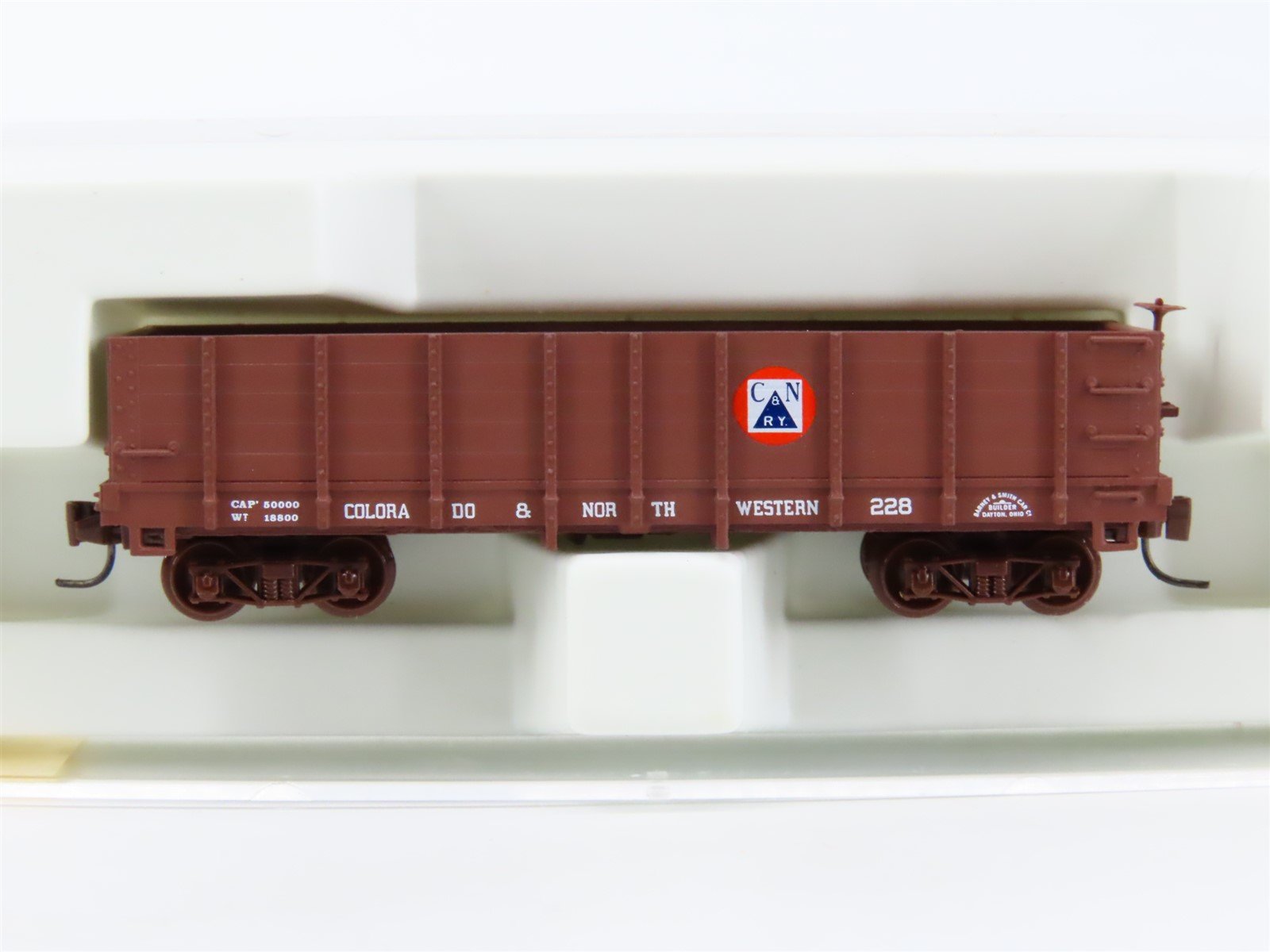 Nn3 Scale Micro-Trains MTL 15205 Colorado & Northwestern Gondola #228
