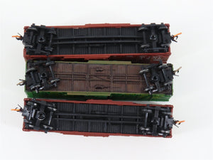 LOT of 3 N Scale Kadee Micro-Trains MTL Atlas SL-SF/M&STL Single Door Box Cars