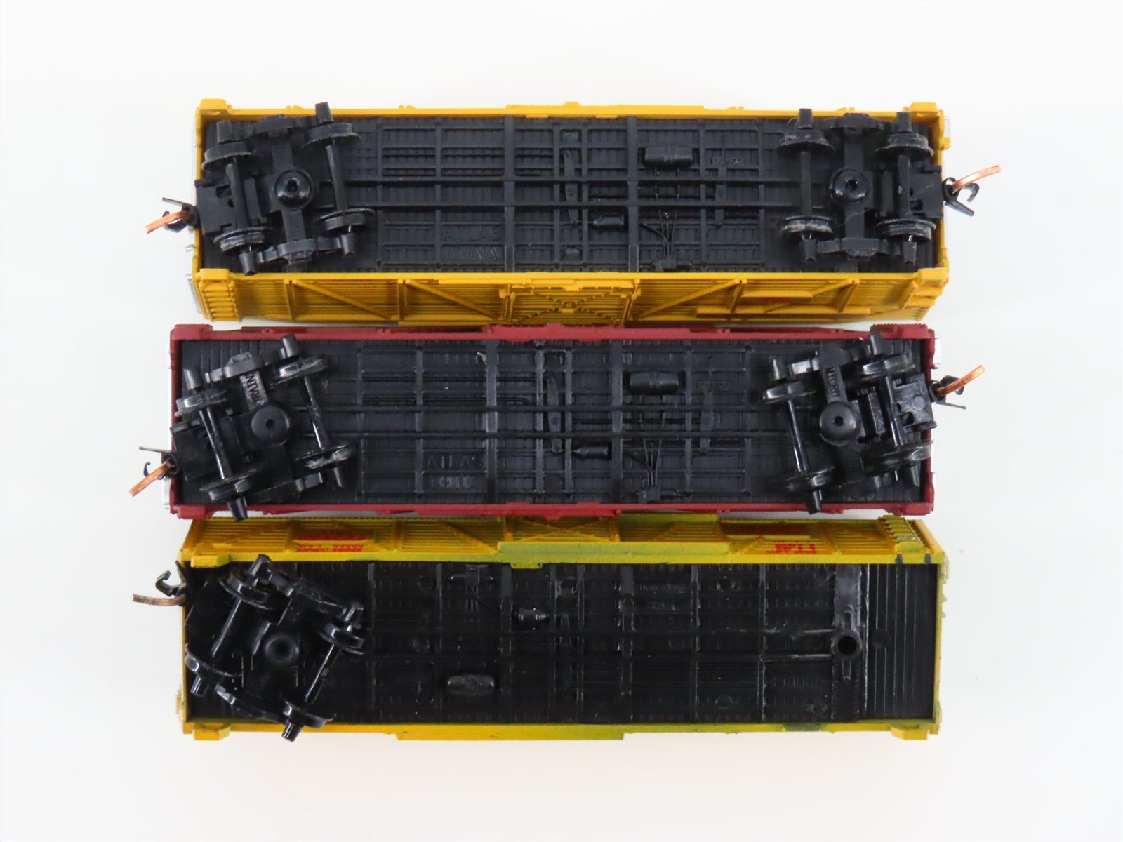 LOT of 3 N Scale Atlas & MRC OSL/UP Union Pacific Railroad Stock Cars