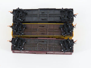 LOT of 2 N Scale Micro-Trains MTL CB&Q/D&RGW/MKT Railroad Stock Cars