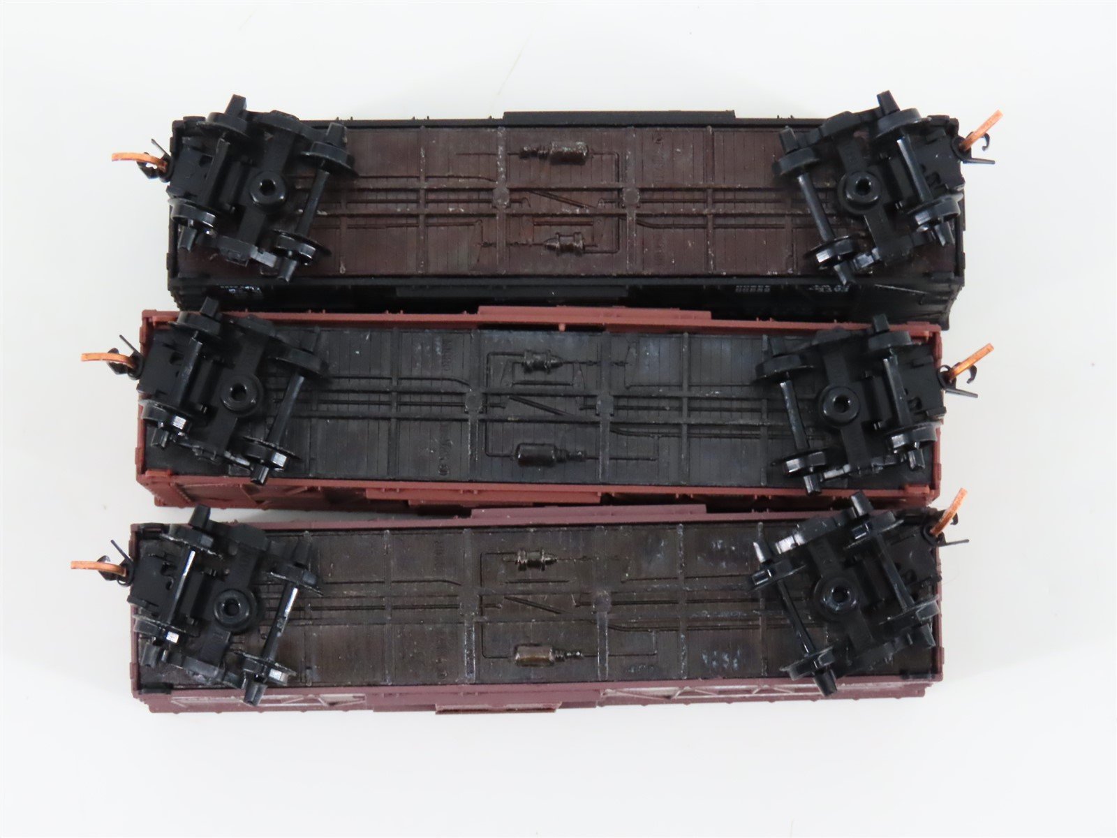 LOT of 3 N Scale Micro-Trains MTL CB&Q/D&RGW/T&P Railroad Stock Cars