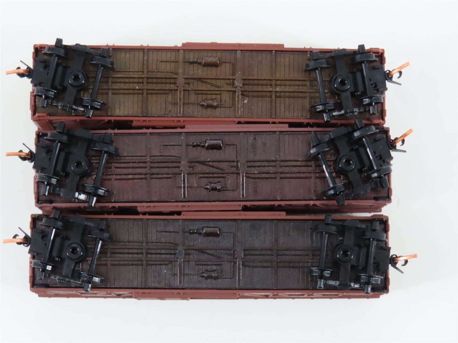 LOT of 3 N Scale Micro-Trains MTL ACL/N&W/C&O Railroad Stock Cars