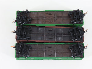 LOT of 3 N Scale Micro-Trains MTL ATSF Santa Fe Railroad Stock Cars