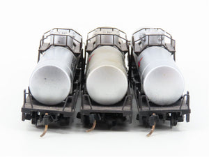 LOT of 3 N Scale KATO AMOX Amoco Chemicals Single Dome Tank Cars