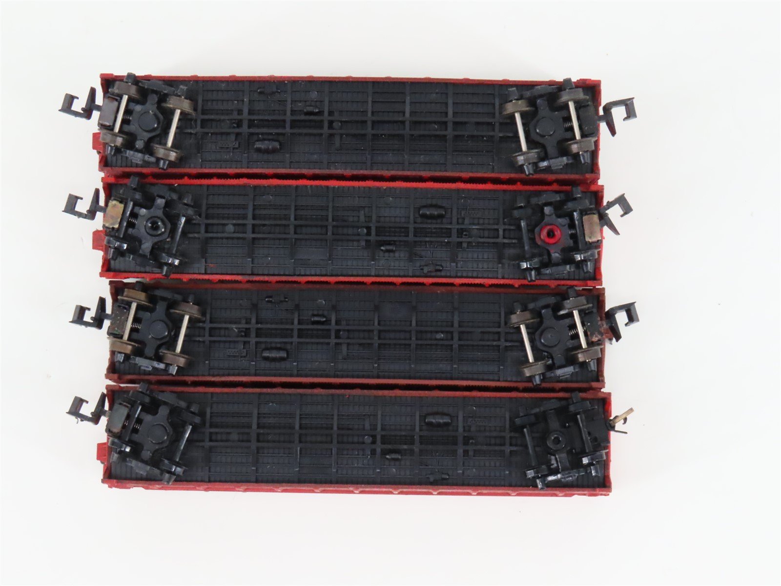 LOT of 7 N Scale Trix/AHM CBQ/CNW/GN Railways Gondola Cars