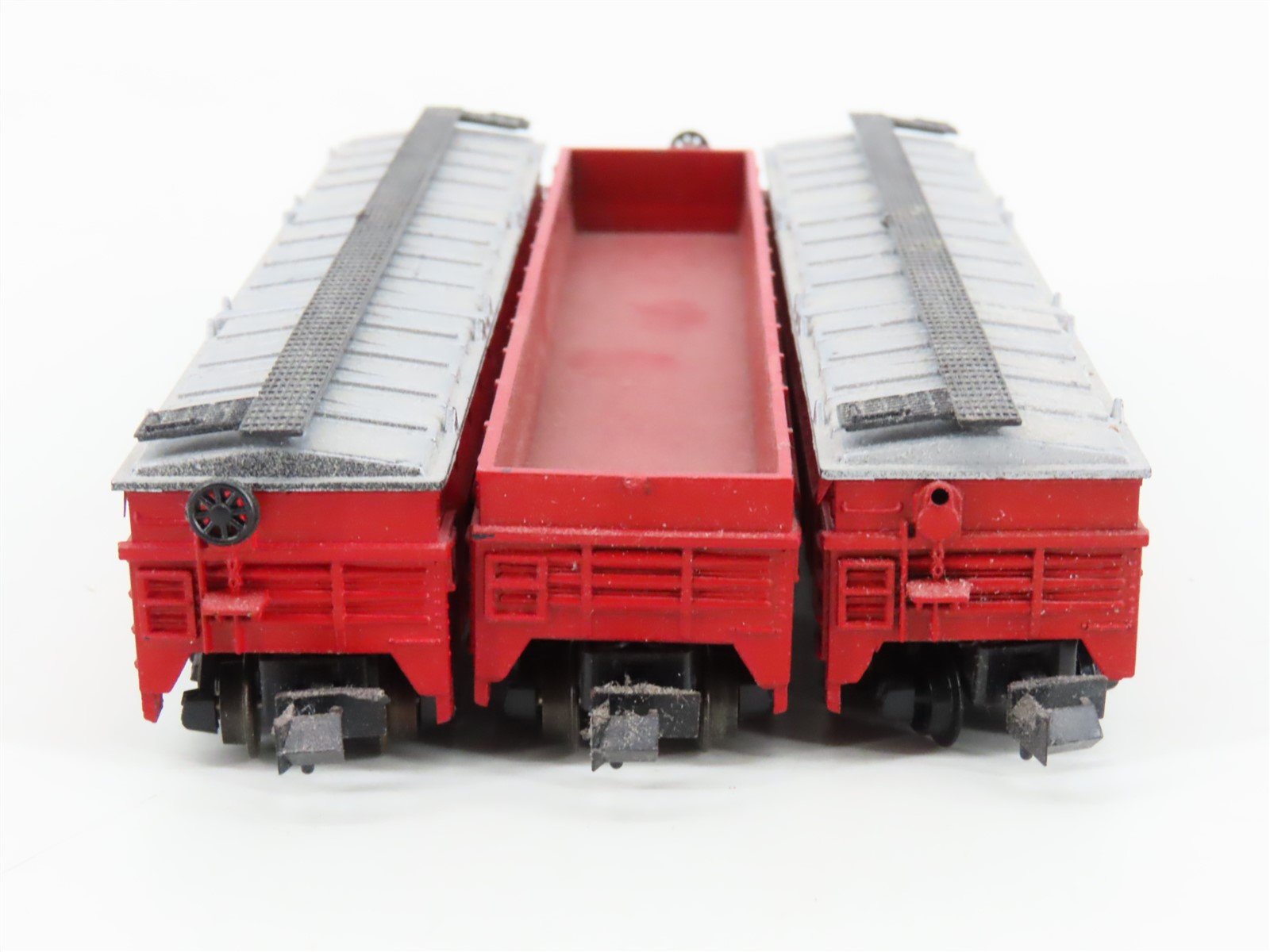 LOT of 7 N Scale Trix/AHM CBQ/CNW/GN Railways Gondola Cars