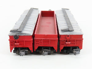 LOT of 7 N Scale Trix/AHM CBQ/CNW/GN Railways Gondola Cars