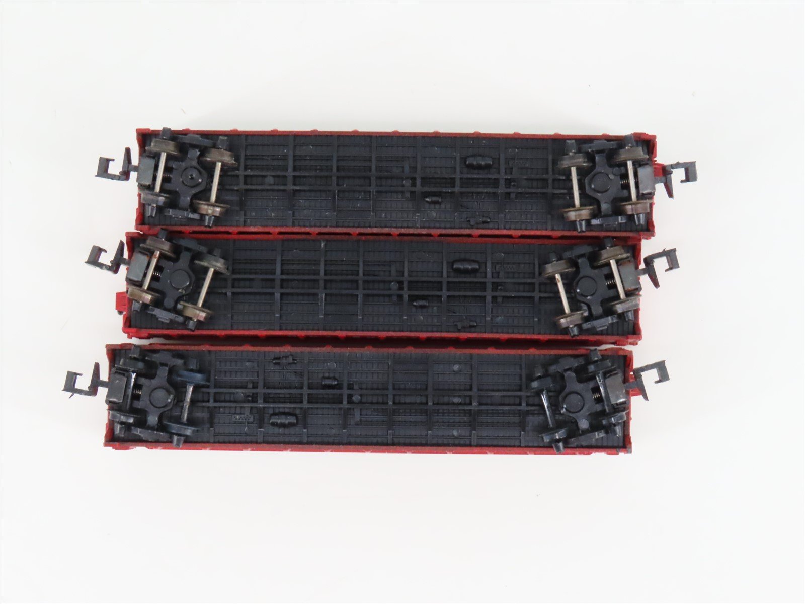 LOT of 7 N Scale Trix/AHM CBQ/CNW/GN Railways Gondola Cars