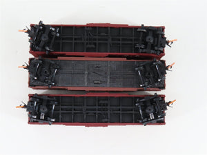 LOT of 3 N Scale Atlas MKT Missouri Kansas Texas 40' Woodside Boxcars
