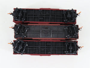 LOT of 3 N Scale Atlas MKT Missouri Kansas Texas 40' Woodside Boxcars