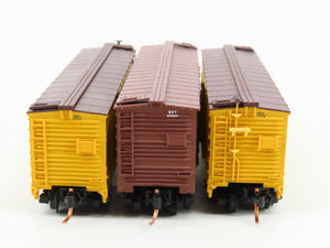 LOT of 3 N Scale Atlas MKT Missouri Kansas Texas 40' Woodside Boxcars