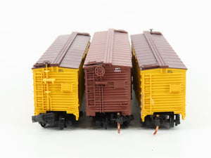 LOT of 3 N Scale Atlas MKT Missouri Kansas Texas 40' Woodside Boxcars