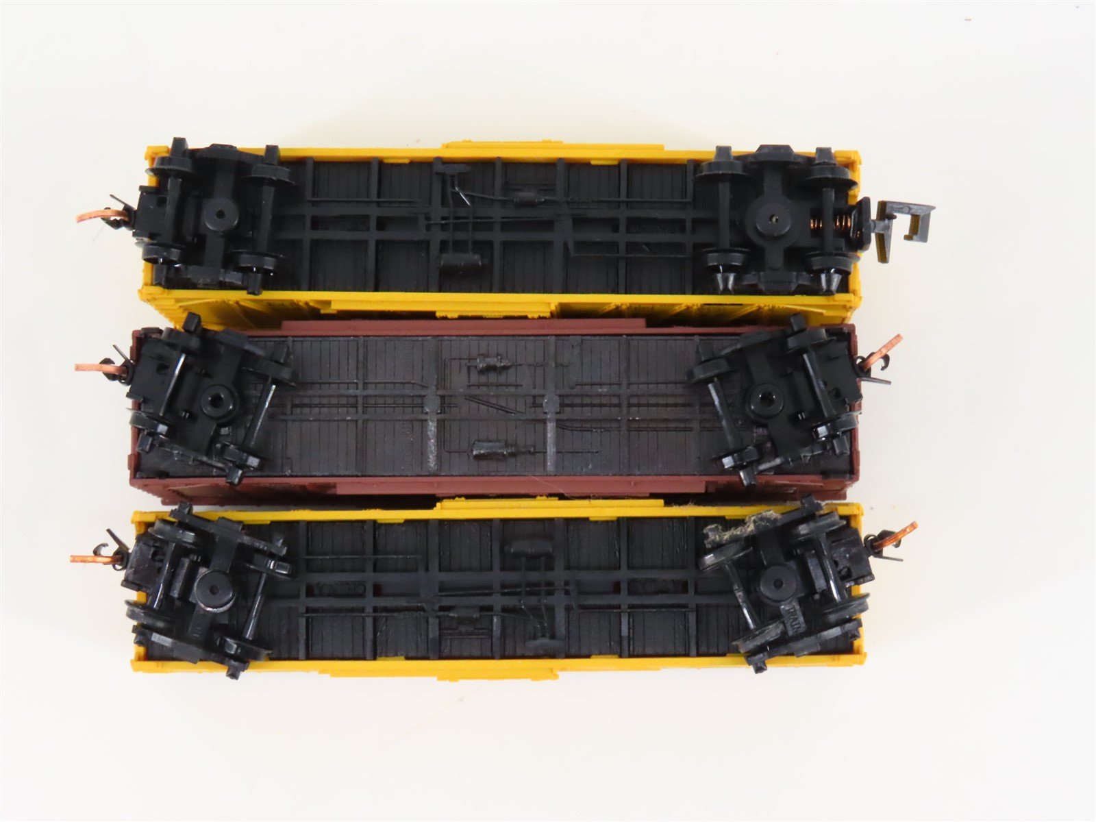 LOT of 3 N Scale Atlas MKT Missouri Kansas Texas 40' Woodside Boxcars