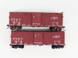 LOT of 2 N Scale Atlas CN&L Columbia Newbery & Laurens 40' Woodside Boxcars