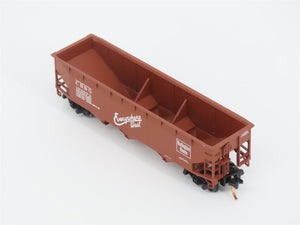 LOT of 2 N Scale Bluford Shops CB&Q Burlington Route 3-Bay Open Hoppers