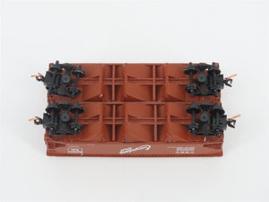 LOT of 2 N Scale Bluford Shops CB&Q Burlington Route 3-Bay Open Hoppers