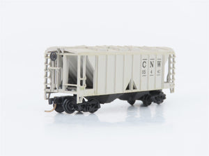 LOT of 3 N Scale Atlas & Arnold Rapido CNW/RI Railroad 2-Bay Covered Hoppers