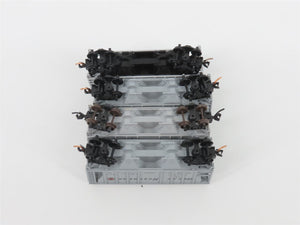 LOT of 4 N Scale Atlas NP/GN/M&STL/NAHX 2-Bay Covered Hoppers