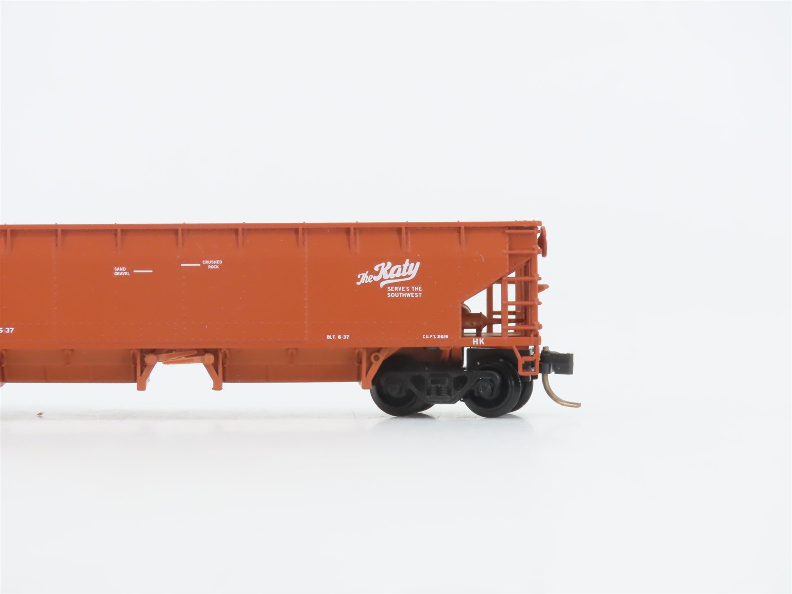 LOT of 3 N Scale Atlas M-K-T The Katy 2-Bay Open Hoppers