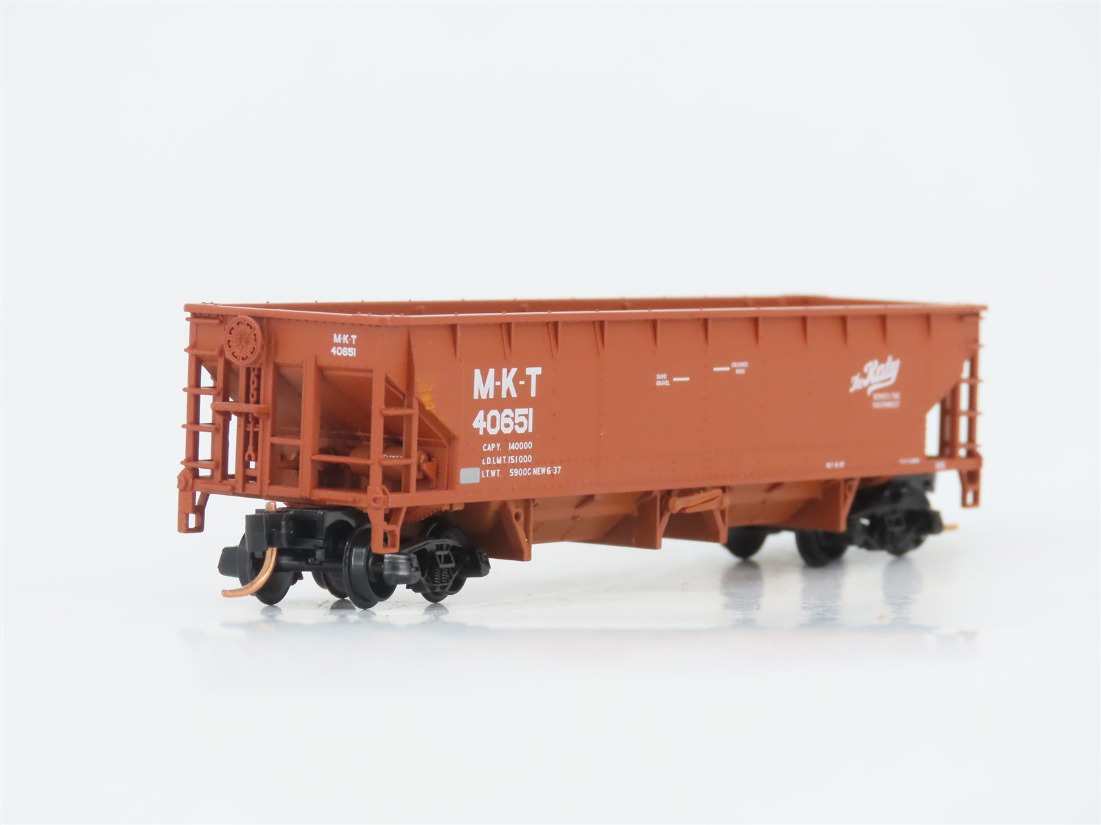 LOT of 3 N Scale Atlas M-K-T The Katy 2-Bay Open Hoppers