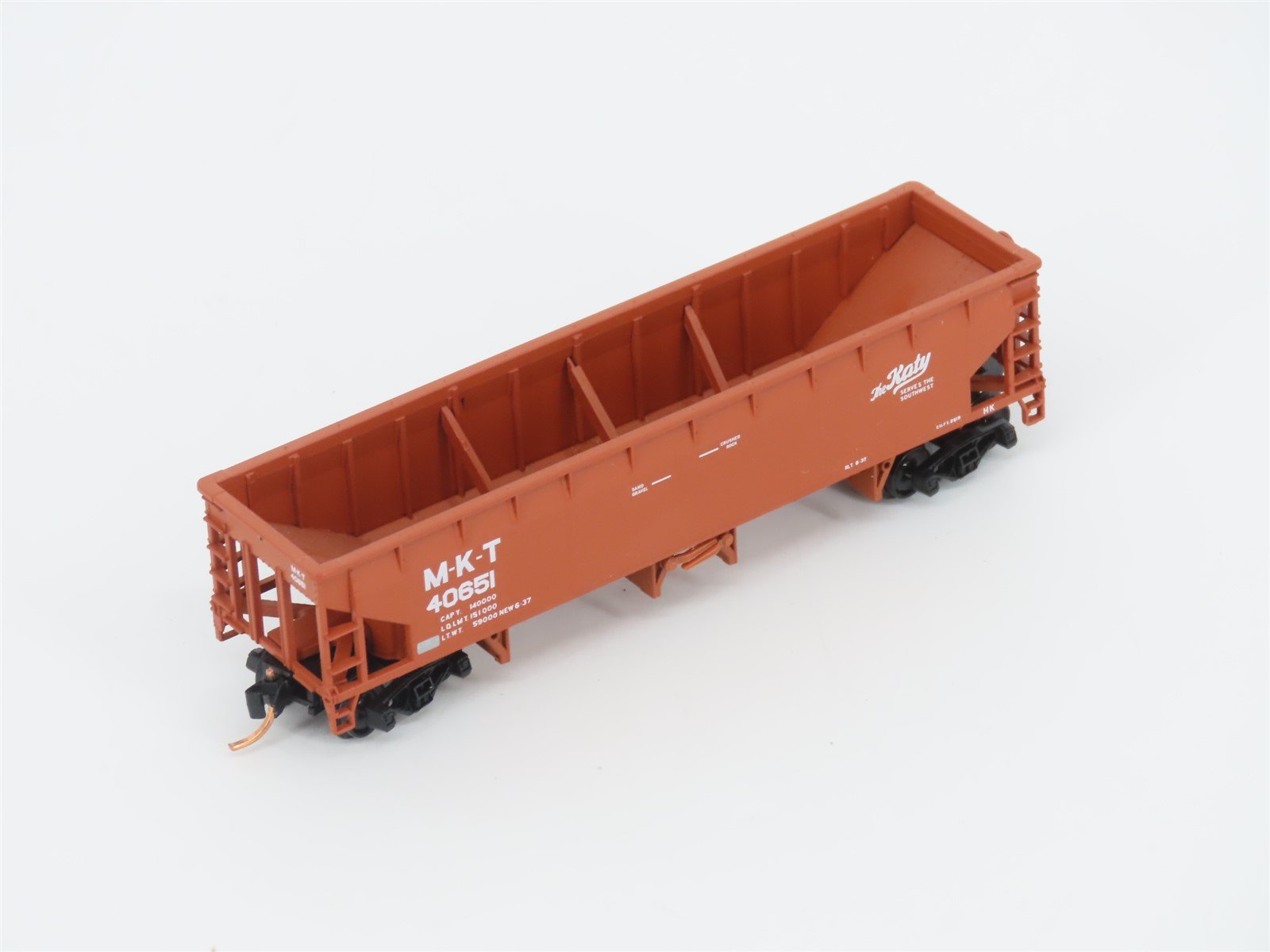 LOT of 3 N Scale Atlas M-K-T The Katy 2-Bay Open Hoppers