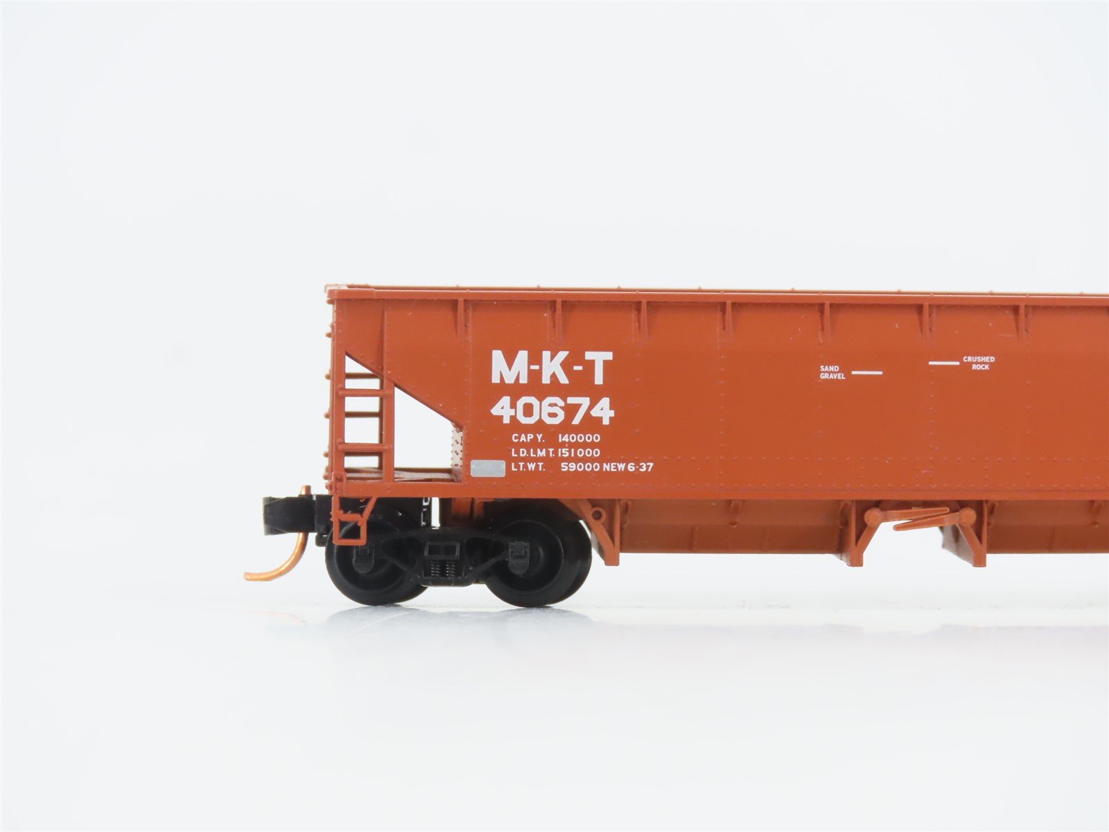 LOT of 3 N Scale Atlas M-K-T The Katy 2-Bay Open Hoppers