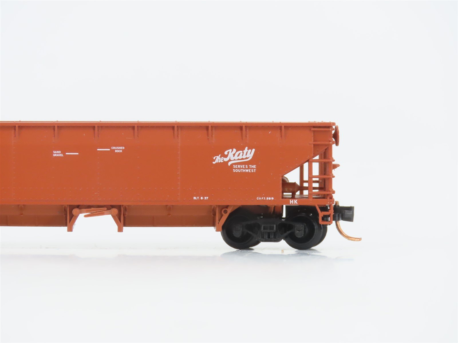 LOT of 3 N Scale Atlas M-K-T The Katy 2-Bay Open Hoppers