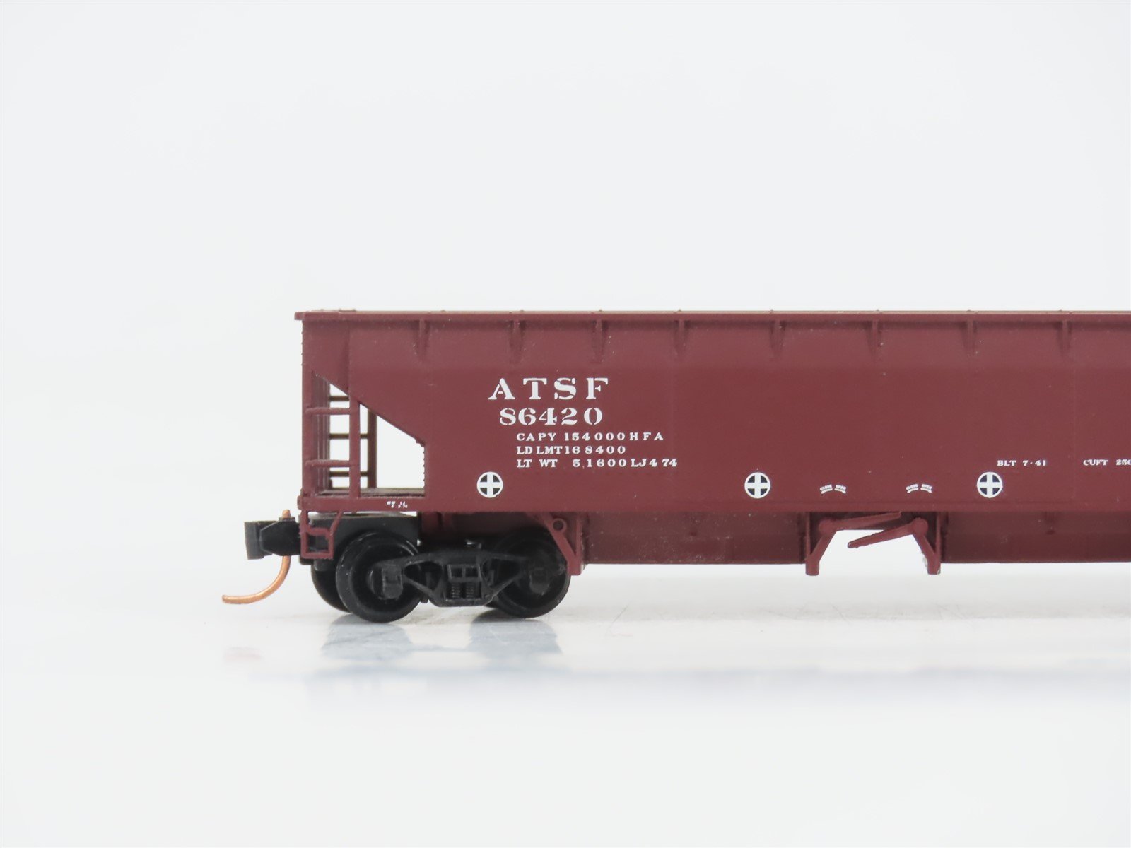 LOT of 3 N Scale Atlas CMSTP&P/RI/ATSF Open 2-Bay Hoppers
