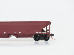 LOT of 3 N Scale Atlas CMSTP&P/RI/ATSF Open 2-Bay Hoppers