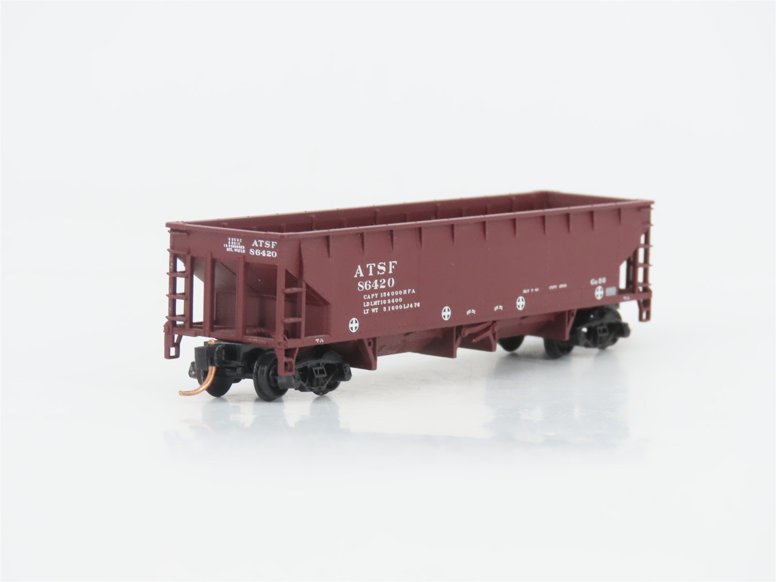 LOT of 3 N Scale Atlas CMSTP&P/RI/ATSF Open 2-Bay Hoppers