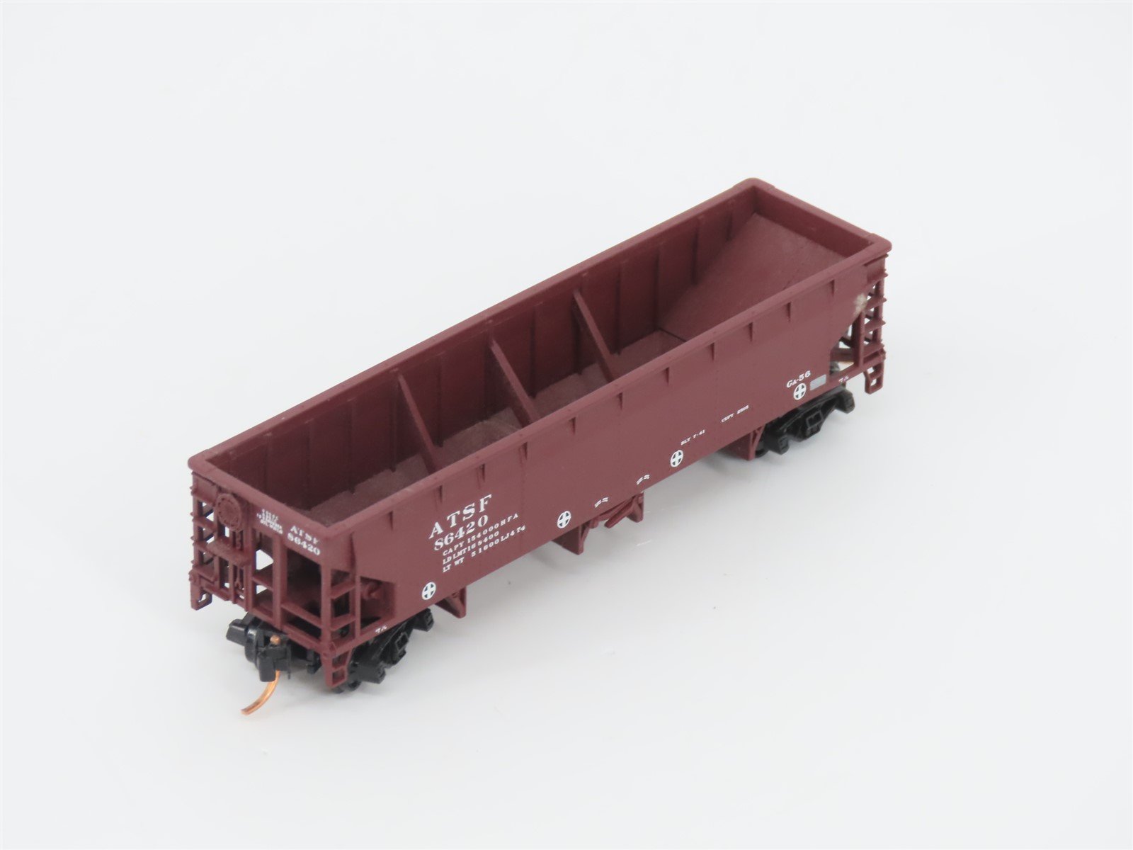 LOT of 3 N Scale Atlas CMSTP&P/RI/ATSF Open 2-Bay Hoppers
