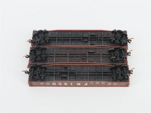 LOT of 3 N Scale Micro-Trains MTL CNW/WAB/SL-SF Open Gondolas