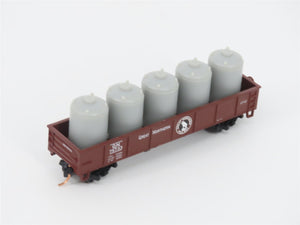 LOT of 3 N Scale Atlas MP/GN/SL-SF Open Gondolas w/ Loads