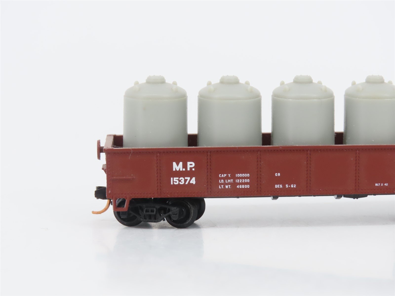 LOT of 3 N Scale Atlas MP/GN/SL-SF Open Gondolas w/ Loads