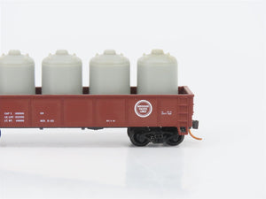 LOT of 3 N Scale Atlas MP/GN/SL-SF Open Gondolas w/ Loads