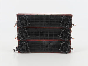 LOT of 3 N Scale Atlas MP/GN/SL-SF Open Gondolas w/ Loads