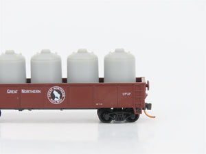 LOT of 3 N Scale Atlas MP/MILW/GN Open Gondolas w/ Loads