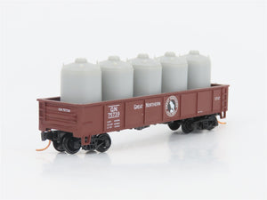 LOT of 3 N Scale Atlas MP/MILW/GN Open Gondolas w/ Loads